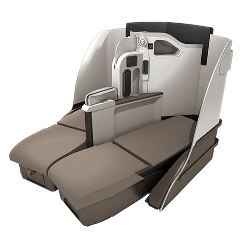 La mousse cellulaire Celso dans les sièges business aéronautiques.
